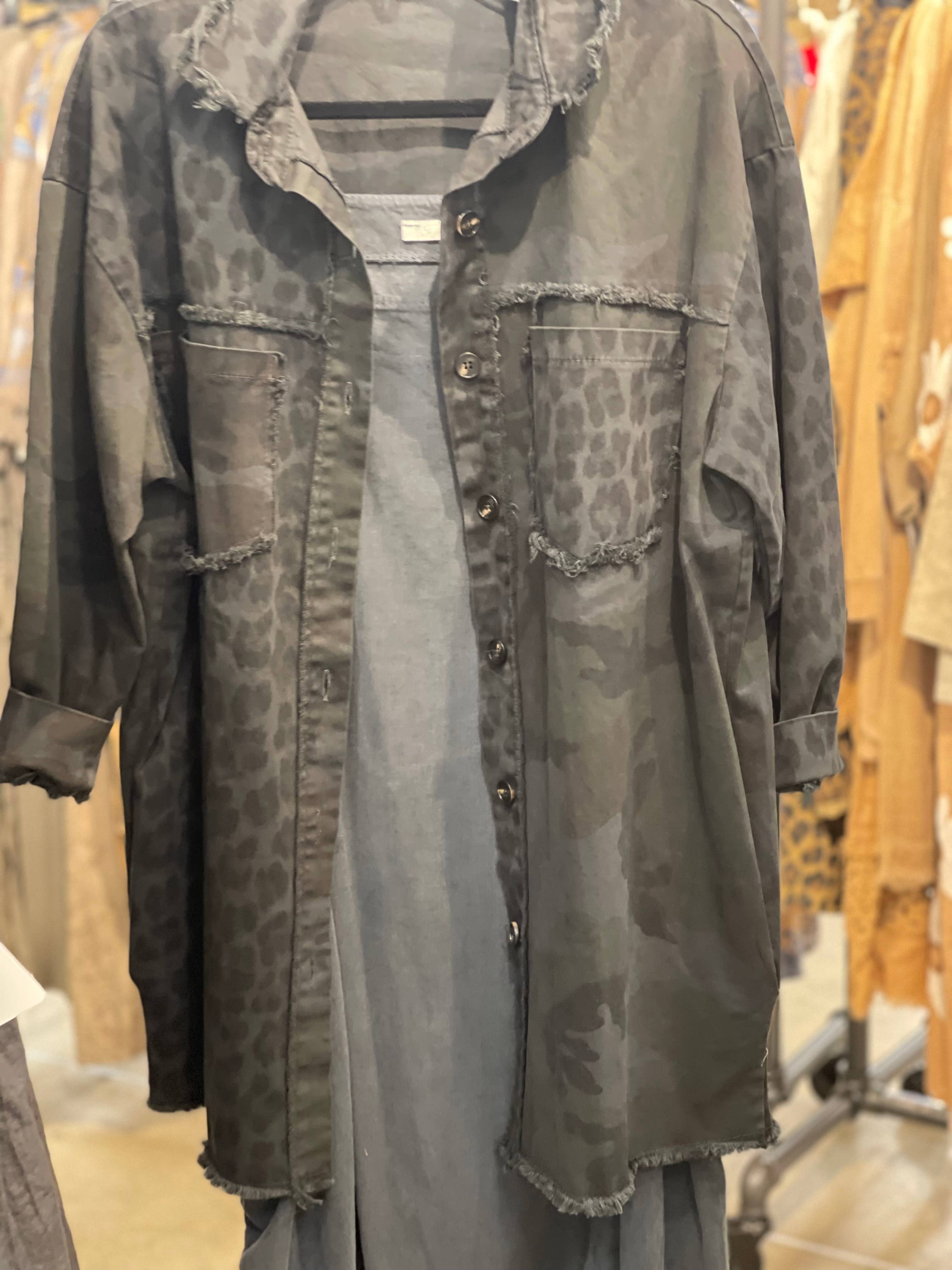 LeParisPetit by I Love Linen - Wholesale Jas - Dames - Camo-jack met zakken7