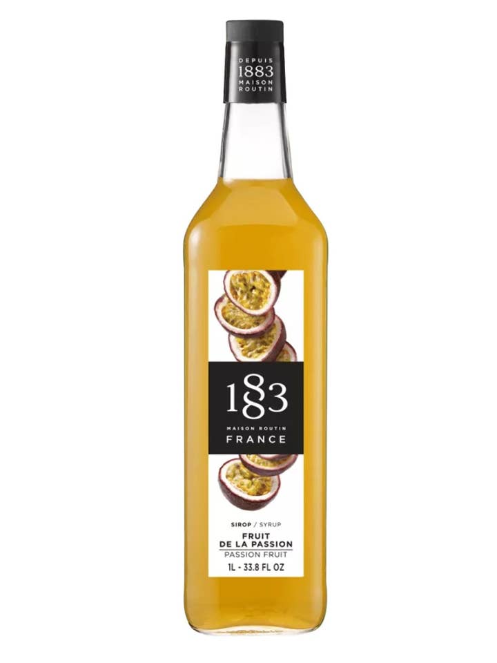 1883 passion fruit syrup for wholesale by Hospitality Line