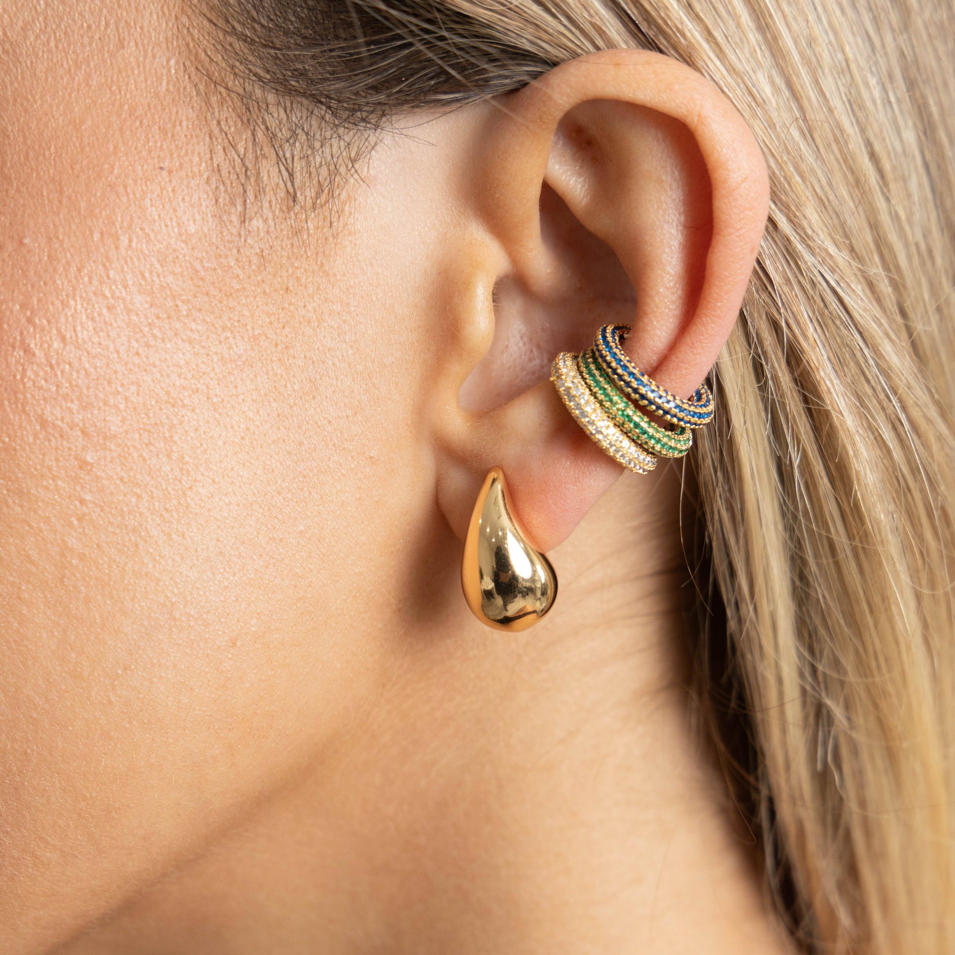 Sahira Jewelry Design - Wholesale Cuff/Wrap Earrings - Tinsley  CZ Ear Cuff1