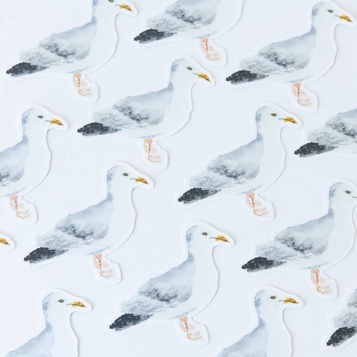 Finding Silver Pennies - Wholesale Sticker - Seagull Sticker
