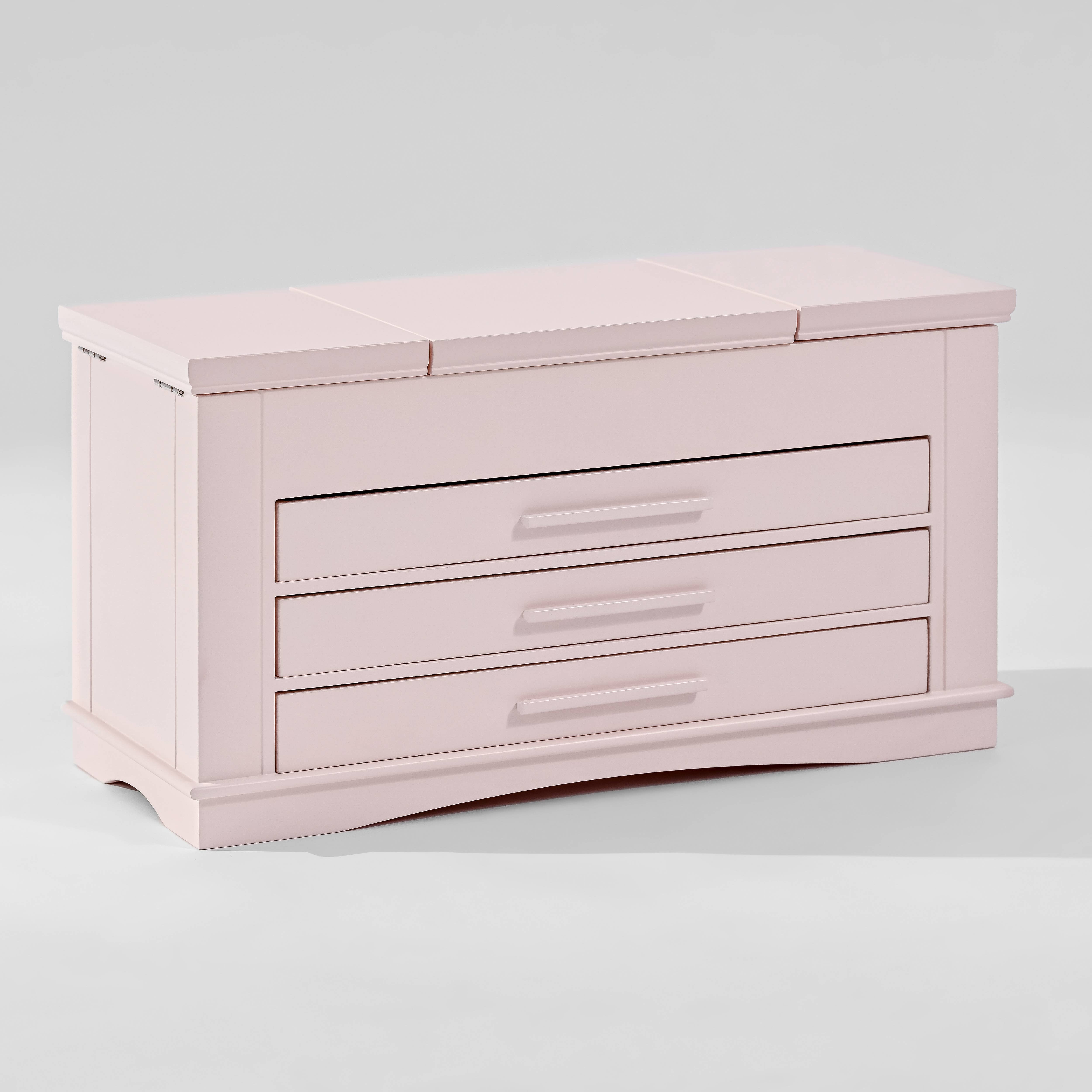 Arlo Belle LLC - Wholesale Jewelry Box/Organizer - Large Jewelry Box with Mirror, Drawers and Compartments0