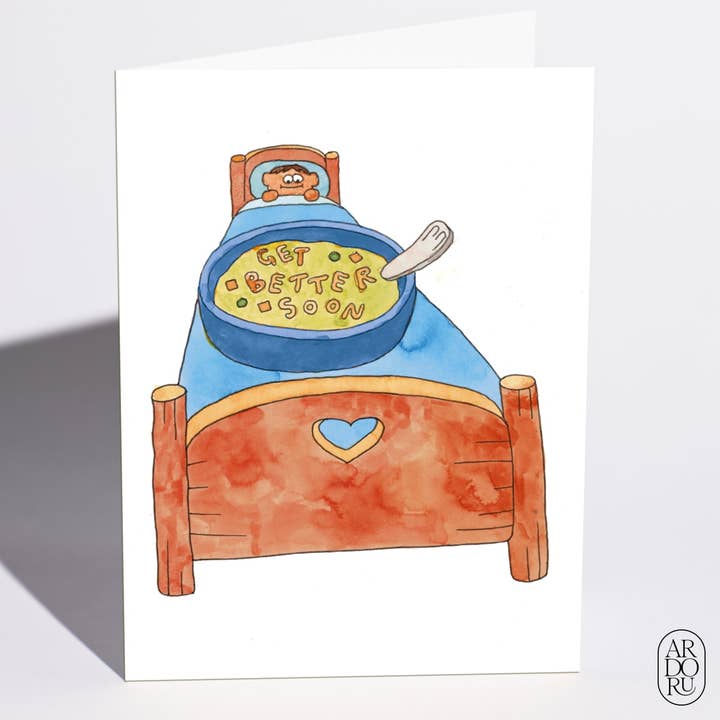 Get Well Card - "Get Better Soon" for wholesale by ArdorU