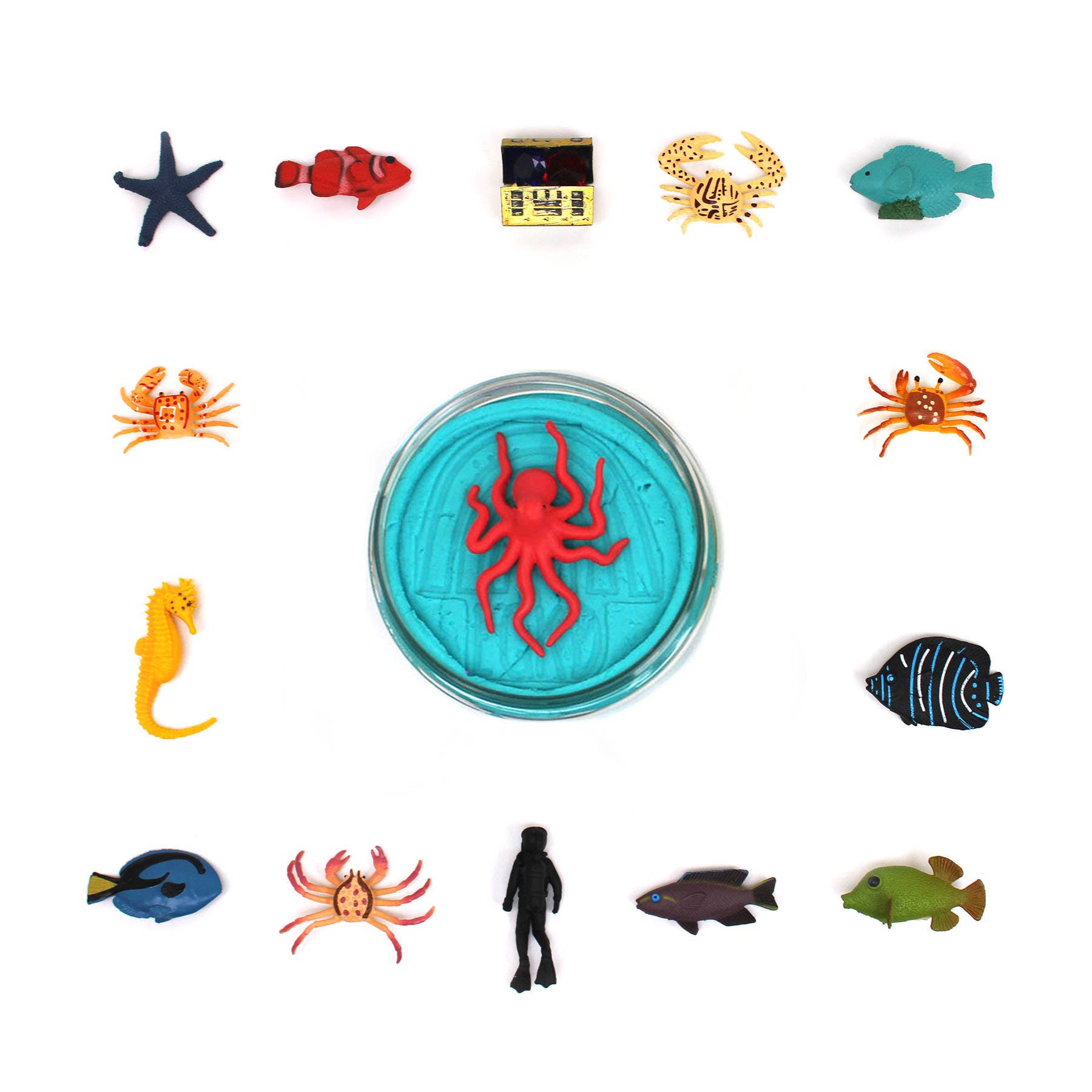 Earth Grown KidDoughs (KidDoughs by EGKD) – Großhandel Spielzeugset – Kinder – Ozean Versteckte Überraschung KidDough - 113 g2