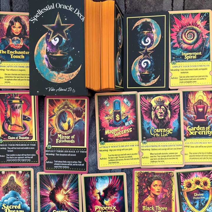 Jeu d'Oracle Spellestial pour la vente par Vibe About It