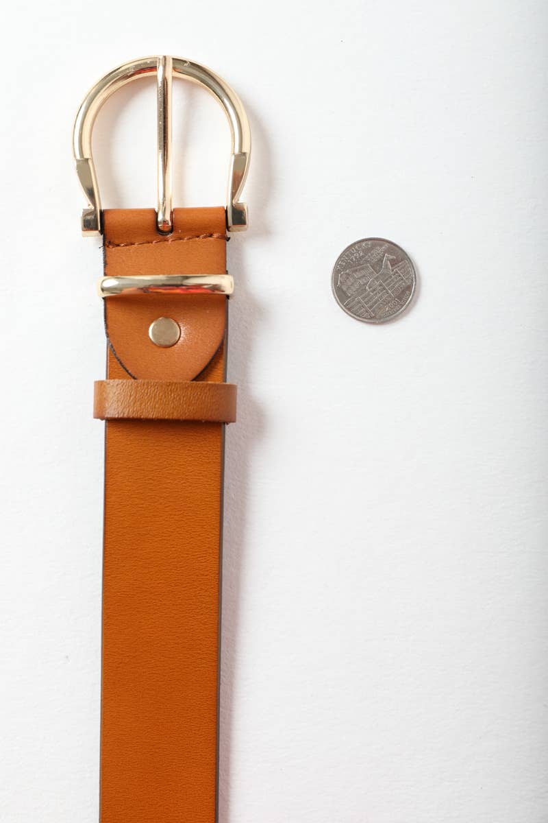 Leto Accessories - Wholesale Belt - Women's - Chic Horseshoe Gold Buckle Belt – Western Style Vibes 🧲10