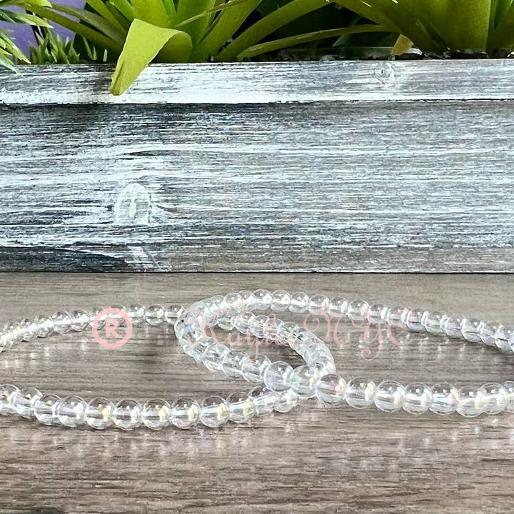 KayleeNYC - Wholesale Beaded bracelet - Angel Aura Quartz 4mm 7.5” Crystal Stretch Bracelet3