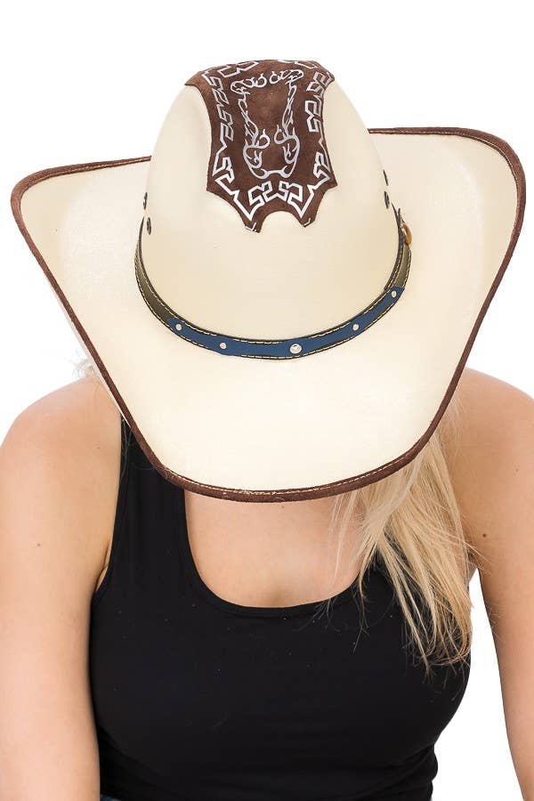 Cap Zone - Wholesale Cowboy Hat - Women's - Embroidered Vaquero Western Cowboy Hat17