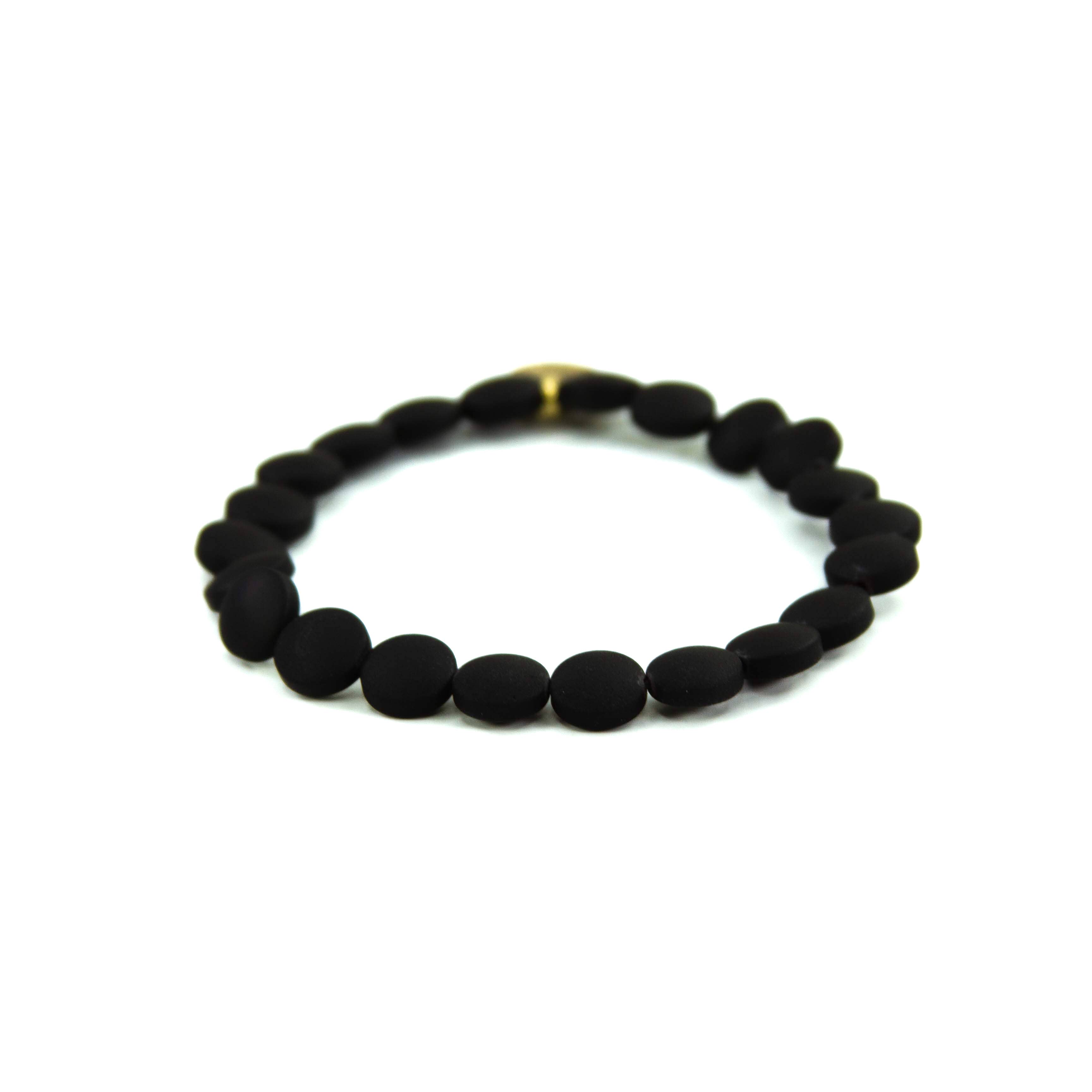 Savvy Bling - Wholesale Jewelry Set - Black & Gold beaded Bracelets0