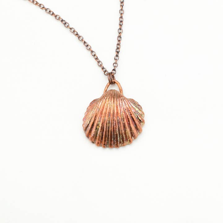 Barcelona Sea Shell Copper Necklace for wholesale by The Wacky Wanderers