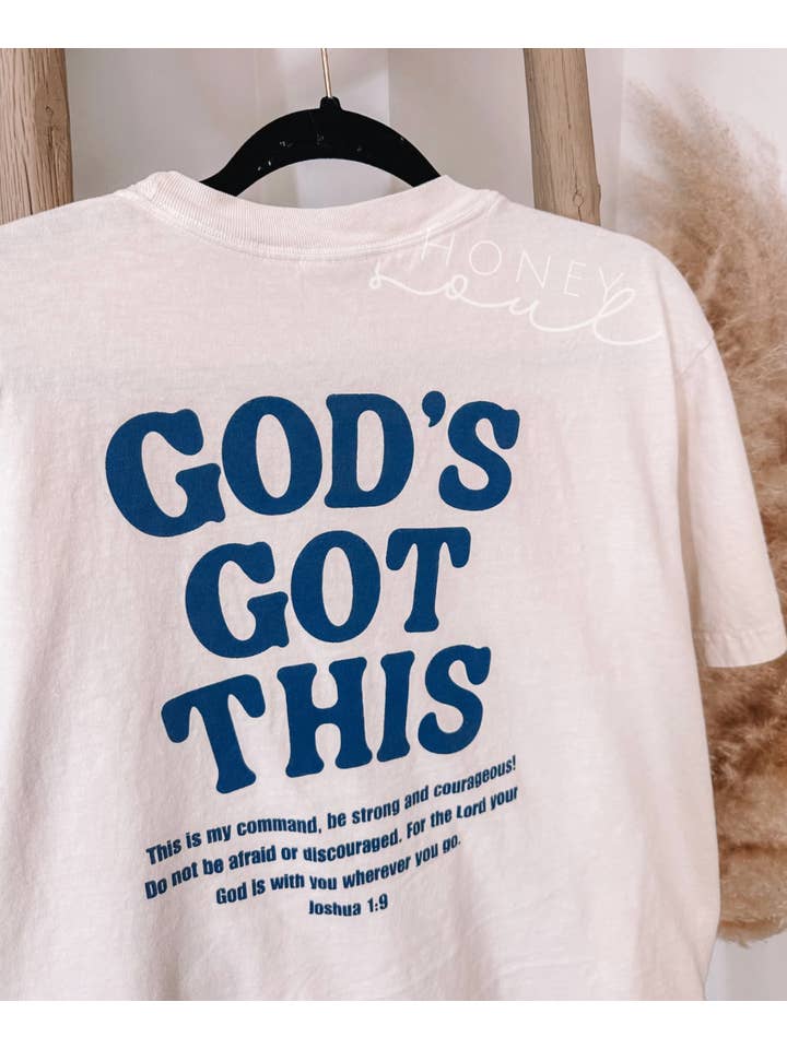 Honey Soul LLC - Wholesale Screen Printed T-Shirt - Women's - God’s Got This Graphic Tee | Screen Print3