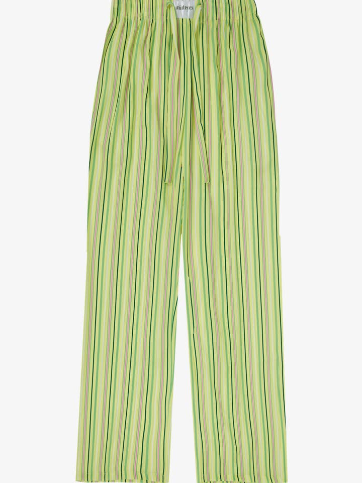 Pantalon long en satin Gabrielle pour la vente par MINTEYES