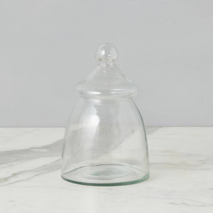 Vintage Glass Bon Bon Jar with Lid, Small for wholesale by etúHOME