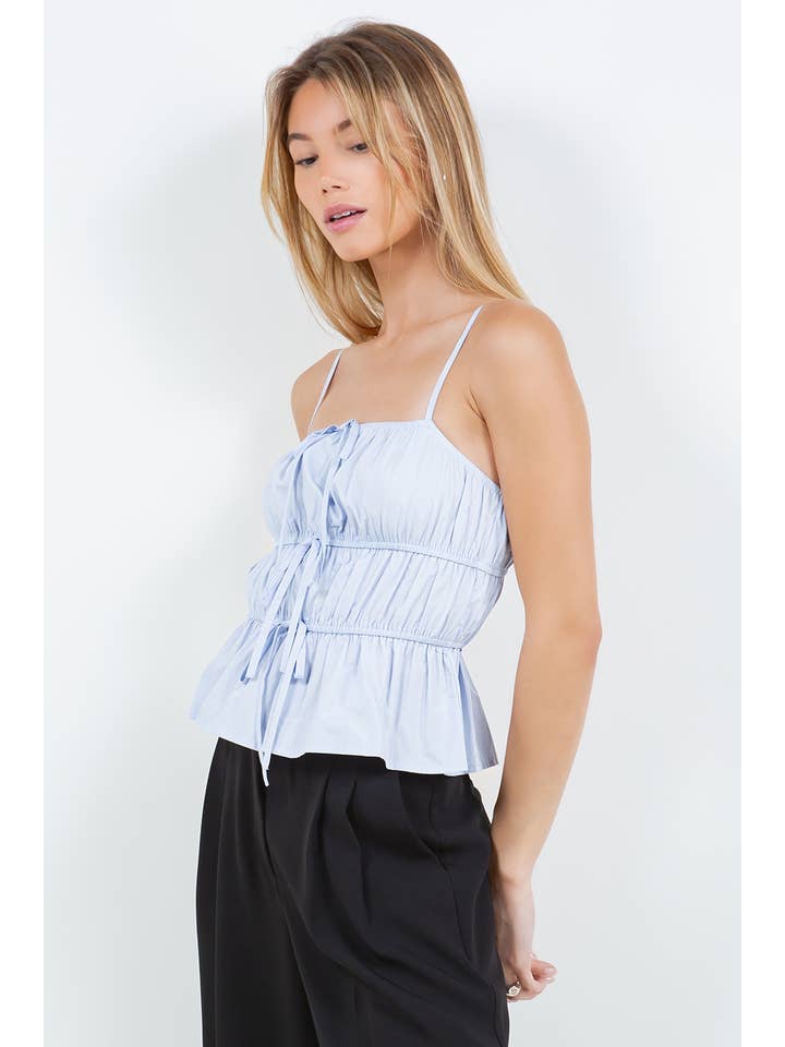 Beige CAMISETA SIN MANGAS DE POPELINA de venta al por mayor en Faire12