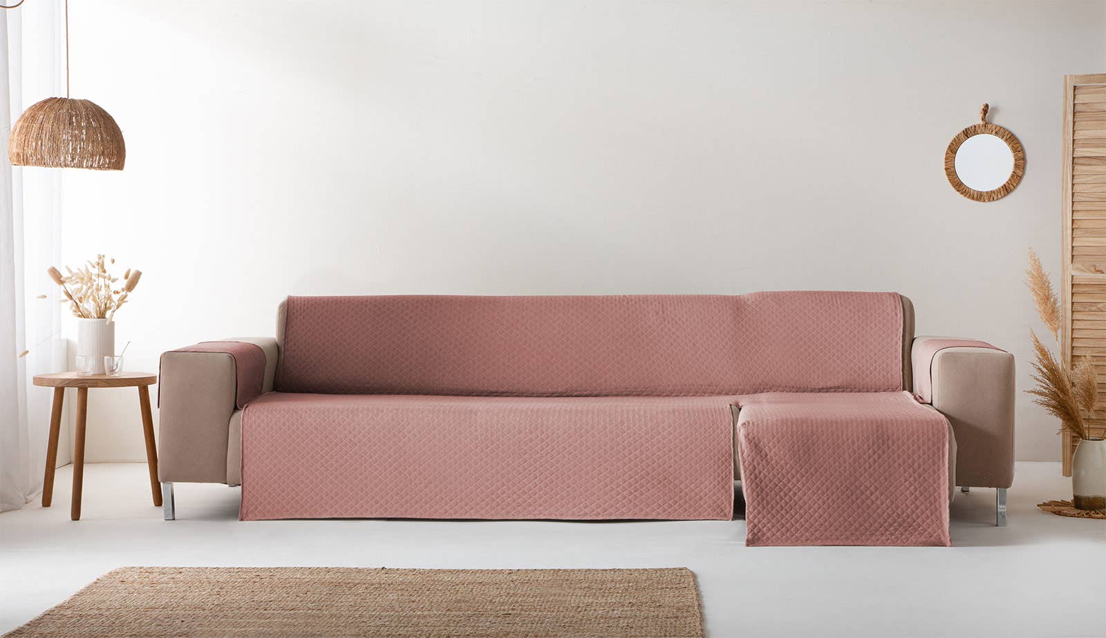 GAMUSI – Capa para cadeira/sofá por atacado – Capa de sofá lisa acolchoada algodão TRIVIAL60