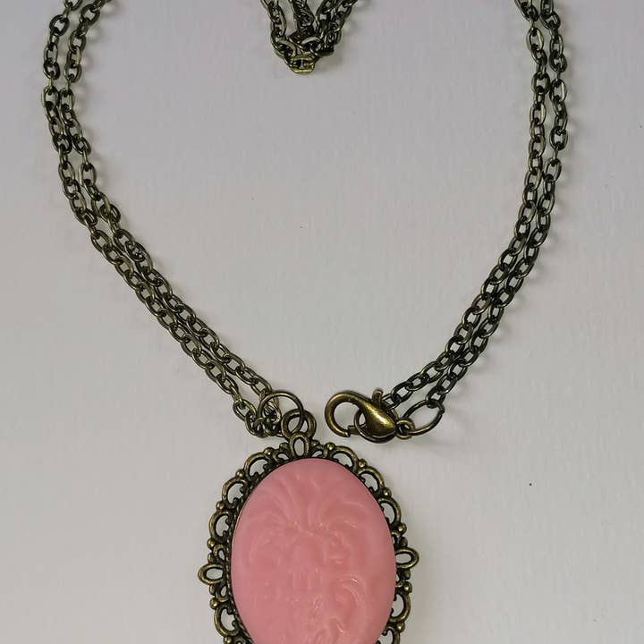 Conjunto serrilhado barroco rosa pálido por atacado de Blue Moon Bijoux