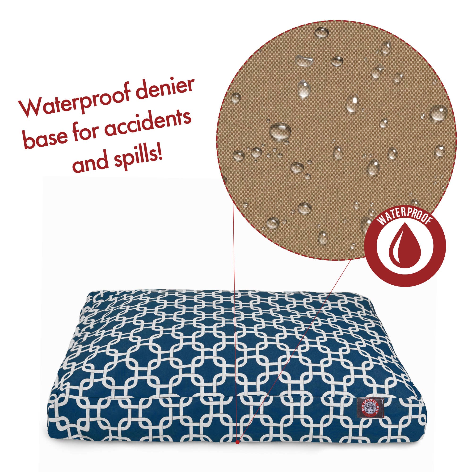 Majestic Pet Products - Vente Panier – chien - Lit pour chien Links Rectangle88