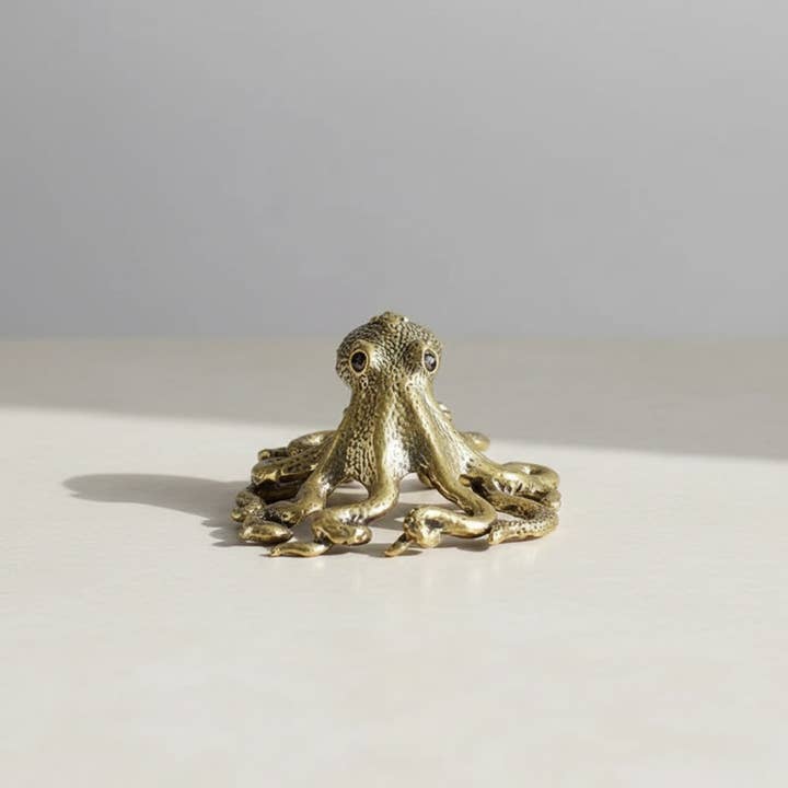 Kiyo Home – wholesale Decorative figurine – Brass Sea Octopus