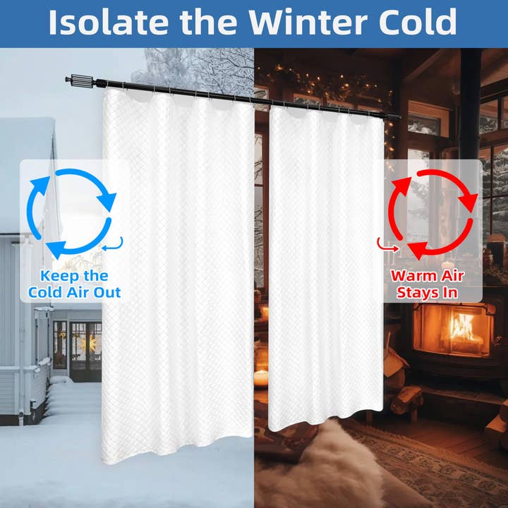 DriftAway - Wholesale Curtain - Soundproof Thermal Insulated Quilted Blackout Curtain Liners