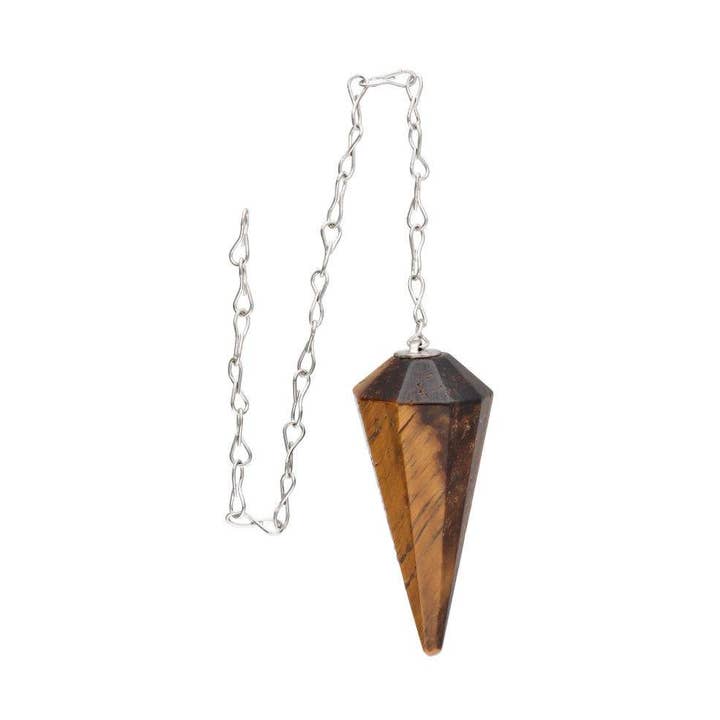 Vives de la Cortada S.L - Wholesale Pendulum Board - Tiger's Eye Faceted Pendulum (FAC4)0