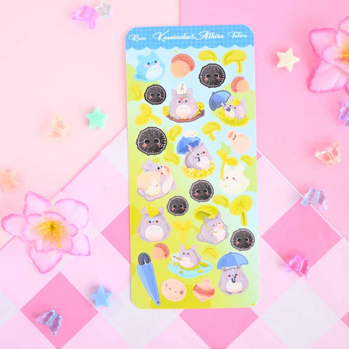 Kawineko - Wholesale Sticker - totoro anime sticker sheet kawaii cute planner