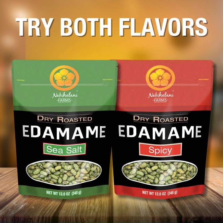 Nakihalani Farm - Wholesale Nuts - Edamame Roasted - Sea Salt 24oz giant Family Bag6