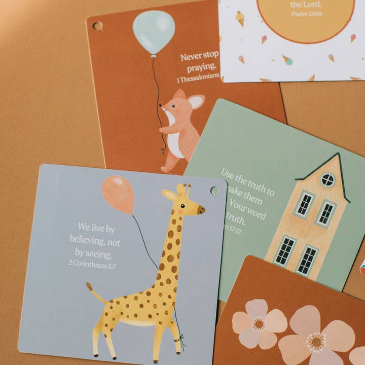 Tiny Theologians - Venta al por mayor Tarjetas de aprendizaje - Niños y bebés - Mis Primeros Versículos de la Biblia22