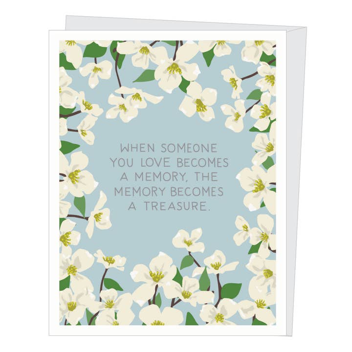 Treasured Memory Sympathy Card for wholesale by Apartment 2 Cards