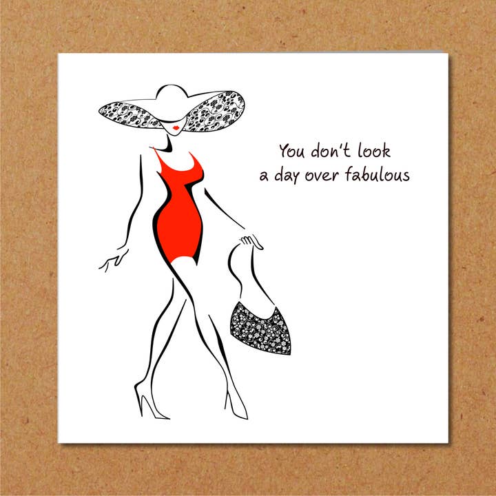 Swizzoo Cards – Engroshandel Fødselsdagskort – Fødselsdagskort til veninde kvindelig bestie Mor tante bedstemor 30. 40th 50th 60. sjov humoristisk morsom glamourøs speciel