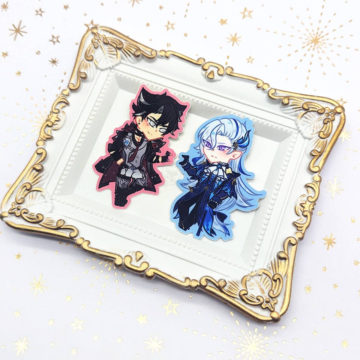 squibblefu - Wholesale Sticker - GenShip Friends: Fontaine Edition | Genshin Impact | Vinyl Stickers4