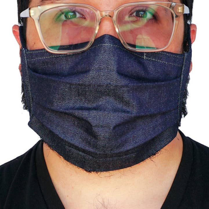 Face Mask - Sentry - Indigo Denim for wholesale by Rendall Co.