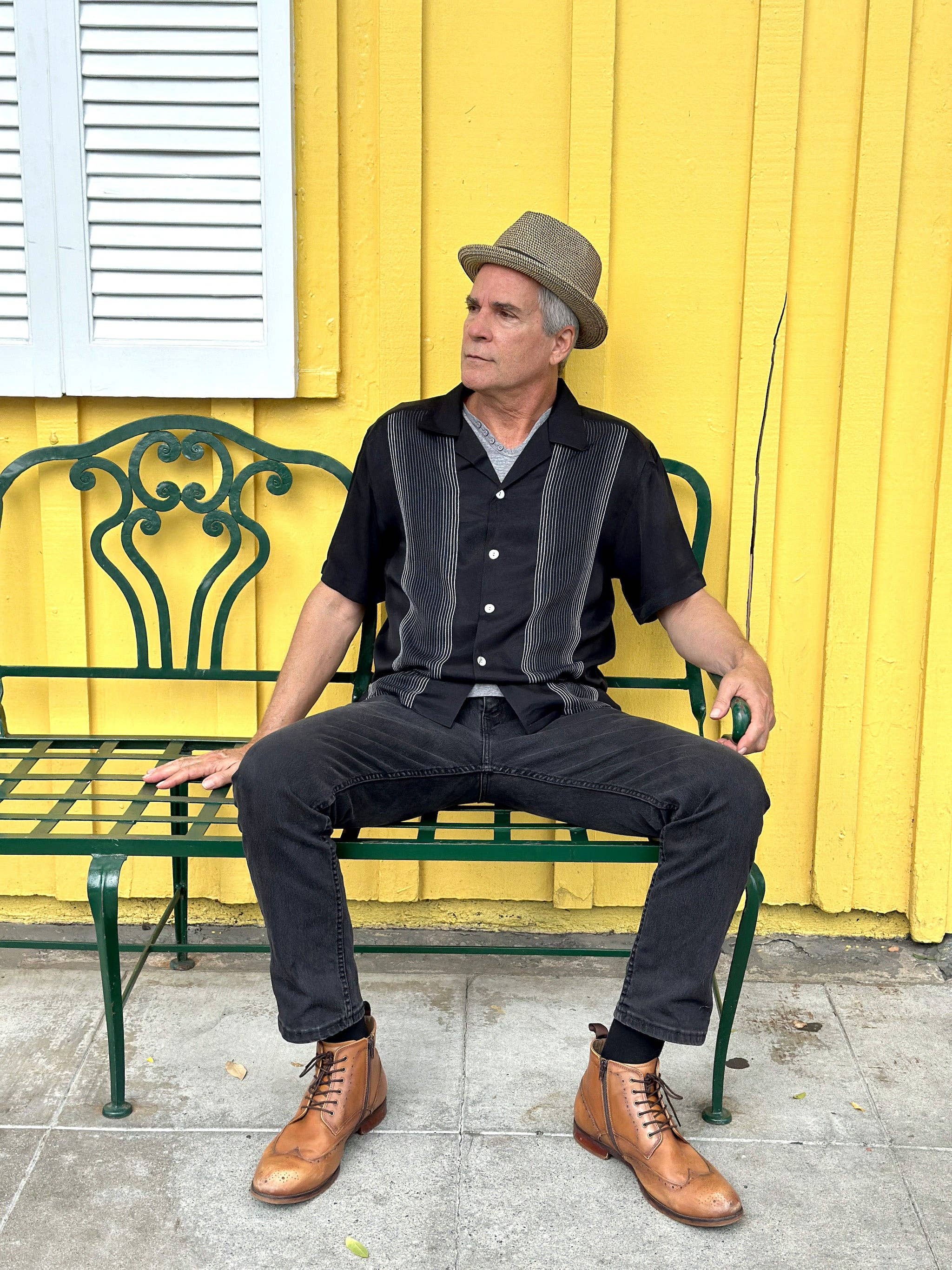 Black Gambino Voila | Men's Short-Sleeved Shirt for wholesale on Faire4