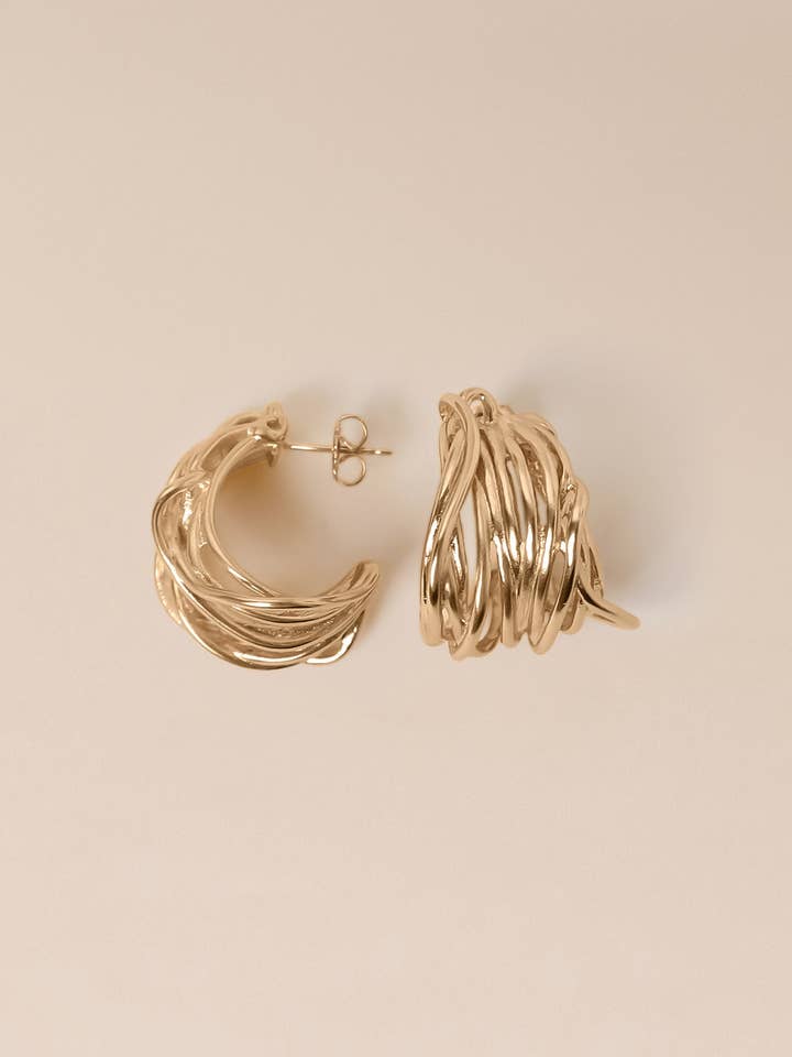 Ysadora earrings for wholesale by Waekura