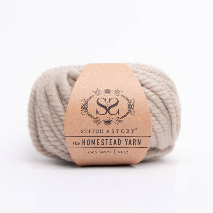 Stitch & Story – Engroshandel Garn – The Homestead Yarn - Tykt garn til begyndere og hurtige projekter5
