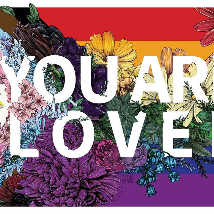 Transpainter - Wholesale Art Print - You Are Loved Poster | Rainbow Pride Art | LGBTQ Poster7