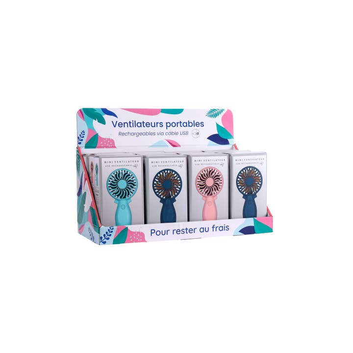 STELLA GREEN - Wholesale Handheld Electric Fan - Mini Rechargeable Fans
