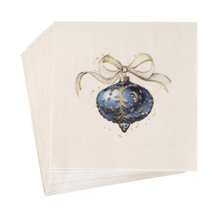 Collection d'Ornements Héritage - Serviettes à Cocktail Ornements Héritage | Joy Ladder Vaisselle de Fête Premium pour la vente par Joy Ladder LLC