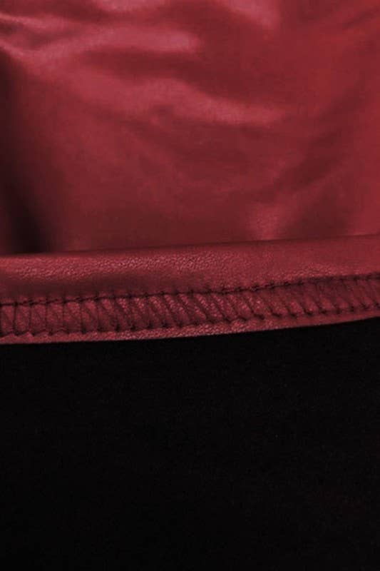 Color 5 - Vendita all'ingrosso Leggings - Donna - Leggings skinny in ecopelle PU con fodera in pile e vita alta9