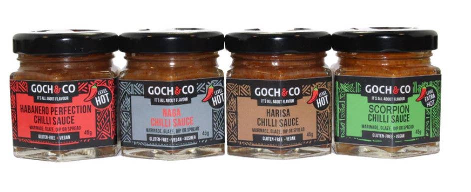 Goch & Co. – Großhandel Scharfe Soße – Goch Chilli Saucen Geschenkset1