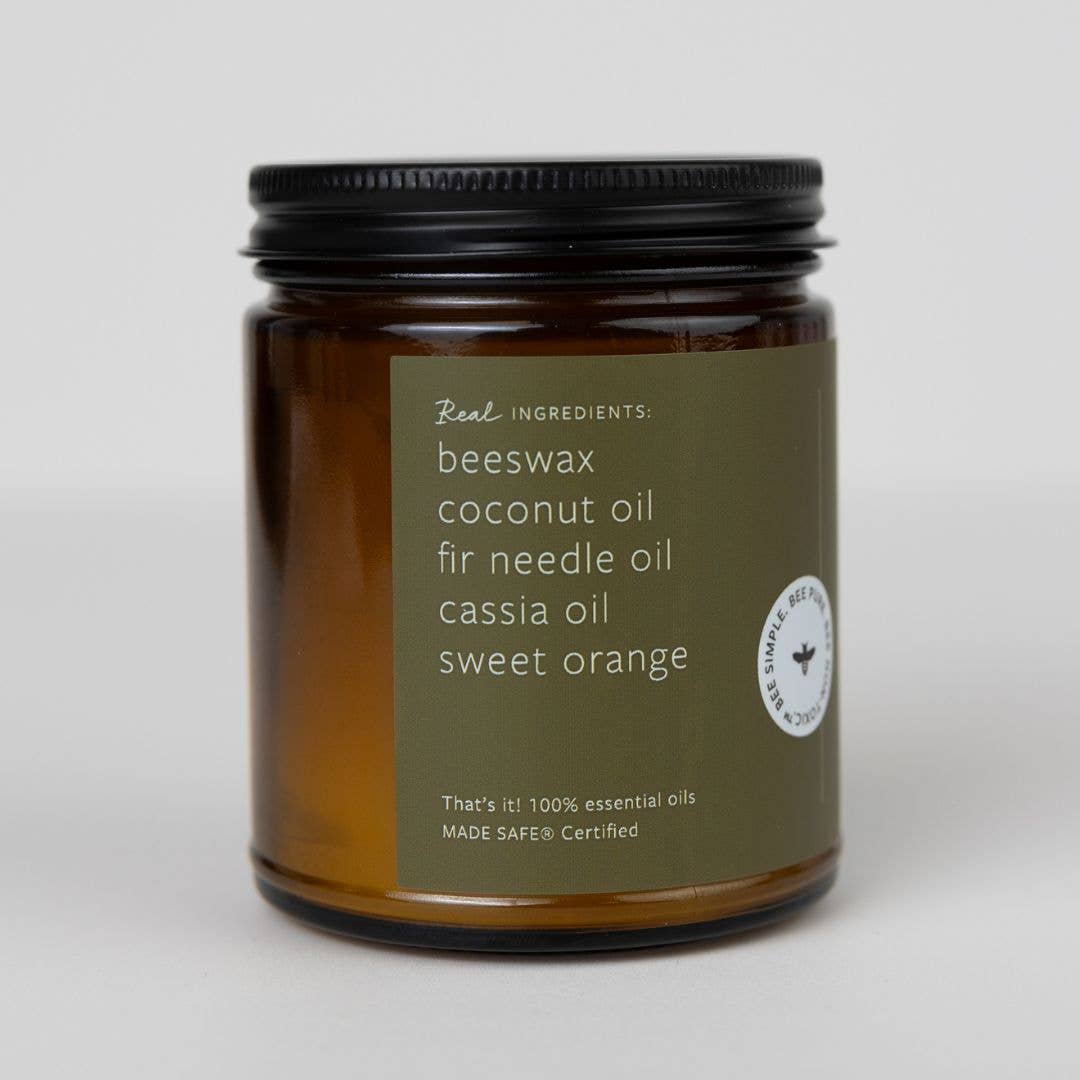 Fontana Candle Co. - Wholesale Jar/Filled Candle - Citrus Peel & Pine Beeswax & Essential Oil Jar Candle1