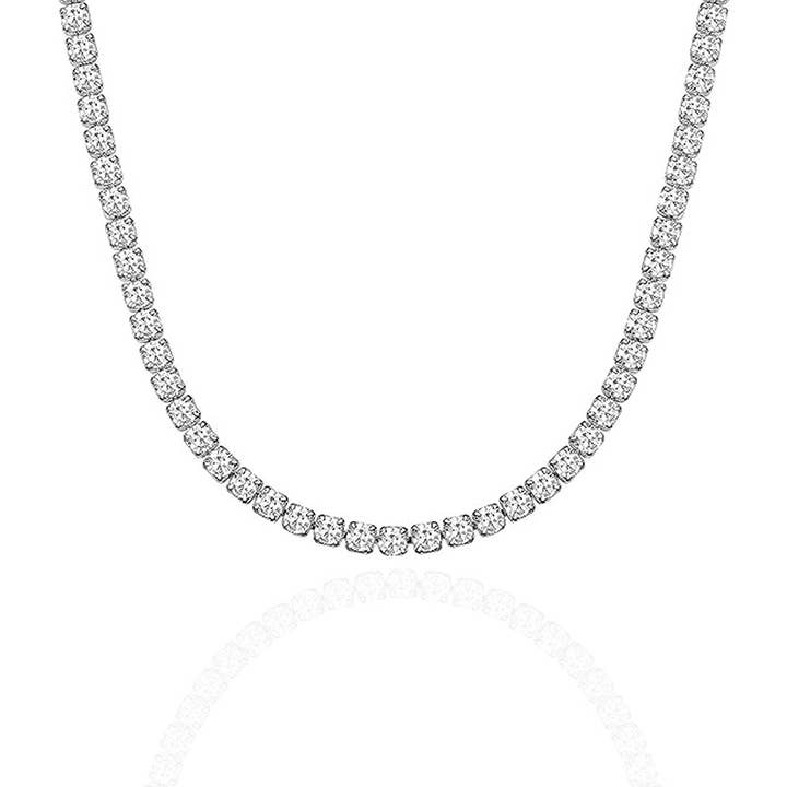 AMORINO SRL - Vendita all'ingrosso Collane a catena e maglie - COLLANA TENNIS REGOLABILE CON CURSORE - JN25108C183