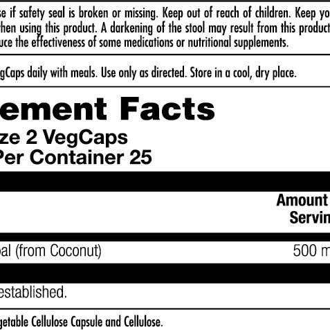 KAL - Wholesale Oral Supplement/Vitamin - Charcoal Activated VegCaps1