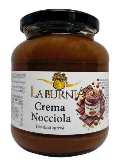 Hasselnötskräm 400g för wholesale av La Burnia