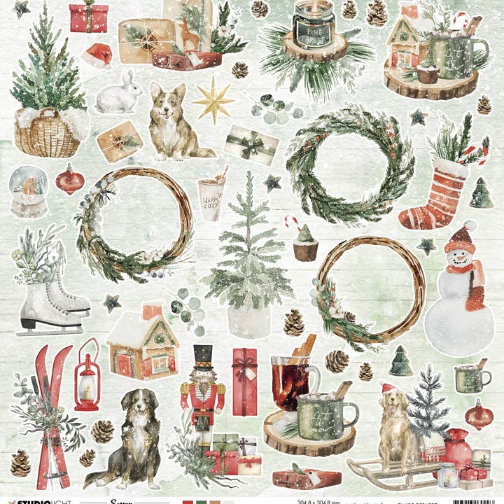 Ecstasy Crafts Distributing - Wholesale Scrapbook - SL Scrap 200gr Ultimate Scrap Winter Collection 304.8x304.8x0.2mm 1 sh nr.97