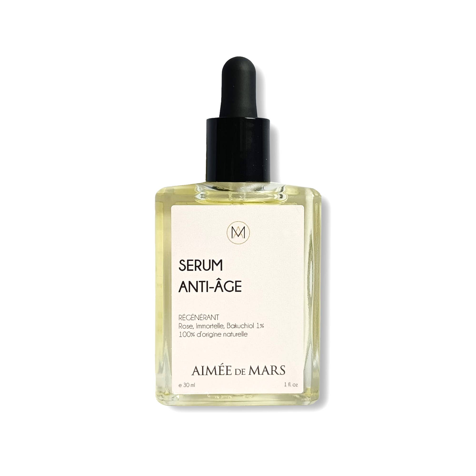 AIMEE DE MARS - Wholesale Facial Serum/Concentrate - Sérum Anti-âge Naturel en Huile 30ml