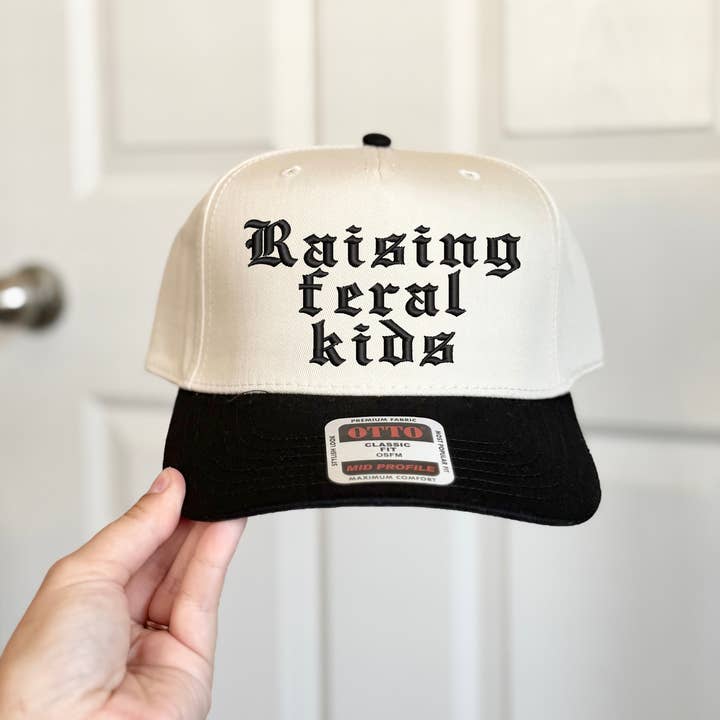 Raising Feral Kids Embroidered Hat for wholesale by Southern N Savvy