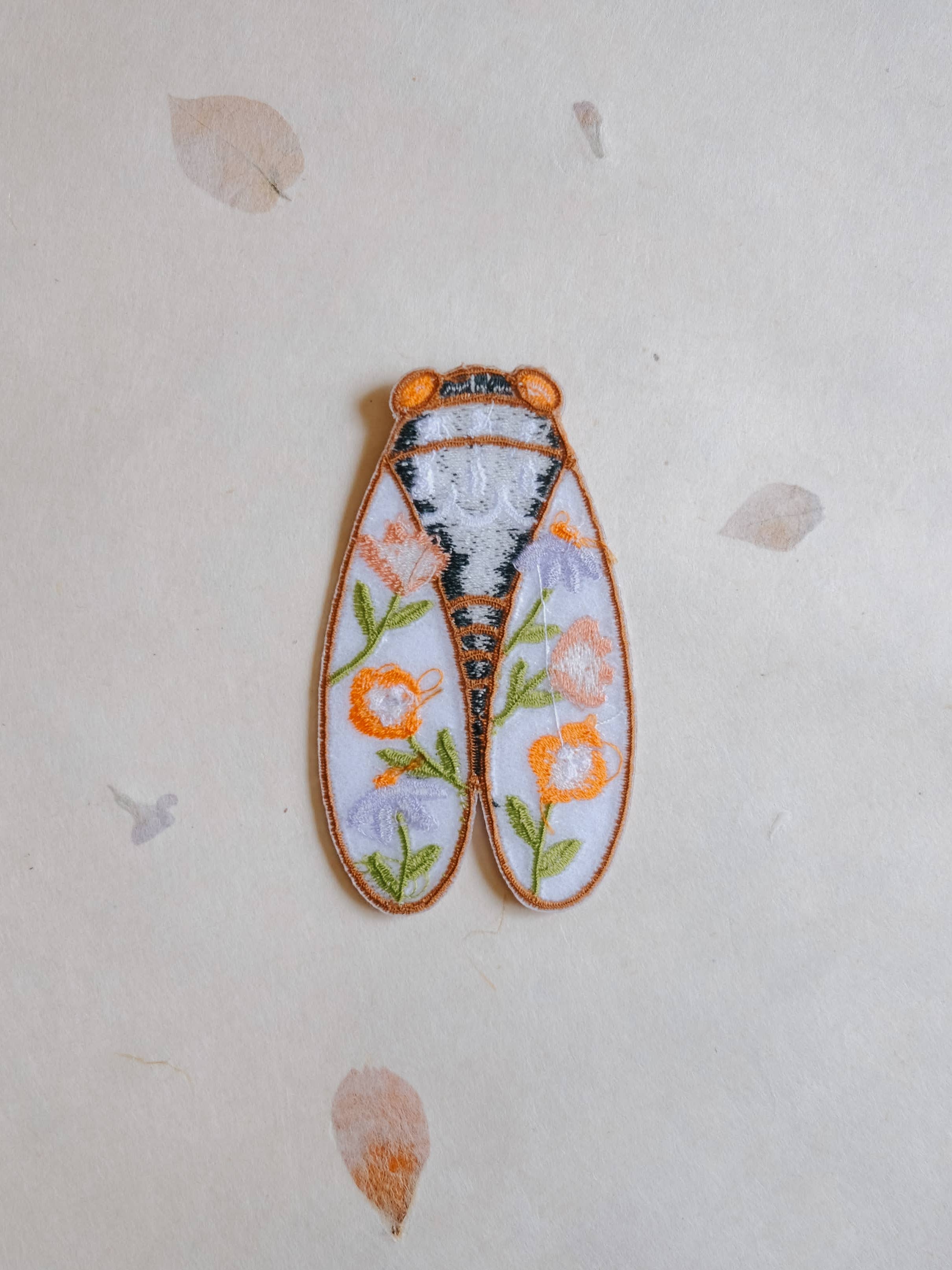 Justine Gilbuena - Wholesale Patch - Cicada Iron-On Patch (New Size 3” x 1.75”)3