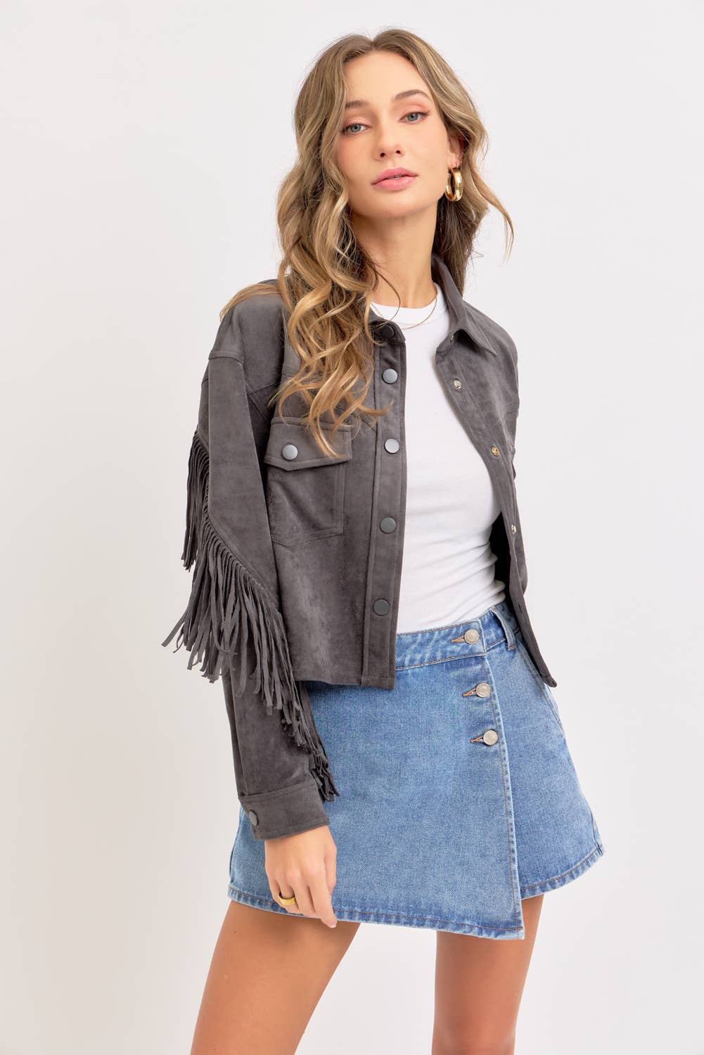 Sweet Lovely by Jen – Großhandel Hemdjacke/Shacket – Damen – Western-inspirierte Wildleder-Shacket48