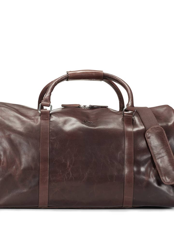 Weekendtaske Hunter mørkebrun for engroshandel hos Howard London