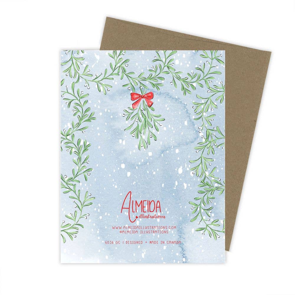 Almeida Illustrations - Wholesale Christmas Card - Winter Skates Christmas Winter Holiday Card1