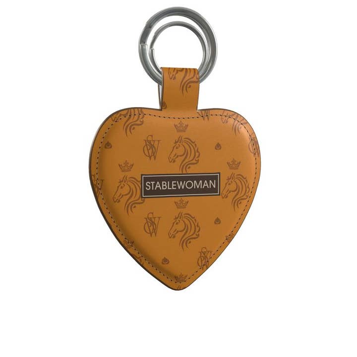 Signature Heart Key Fob for wholesale by StableWoman